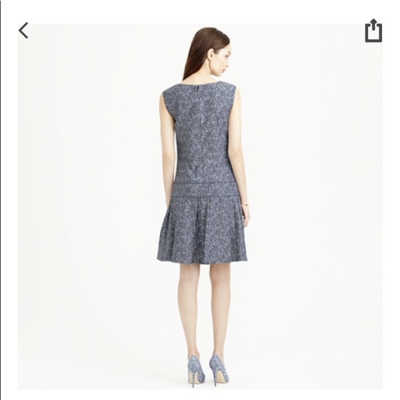 J.Crew Palm Tree Drop-Waist Dress - Picture 2 of 7